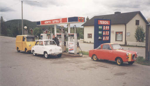Tankstopp im hohen Norden.